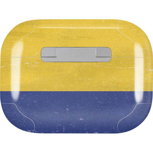 Colombia Flag Distressed AirPods Skins